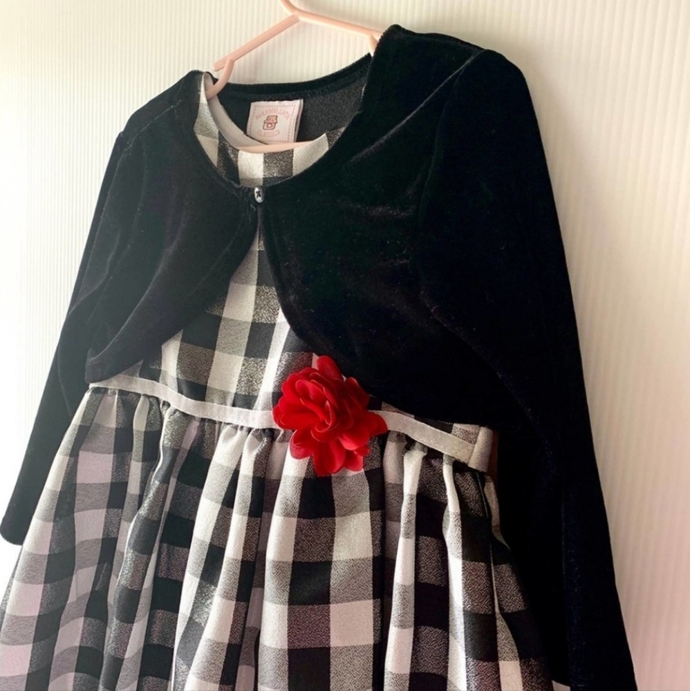 Marmalleta Classics gingham girls dress 2-piece 6
